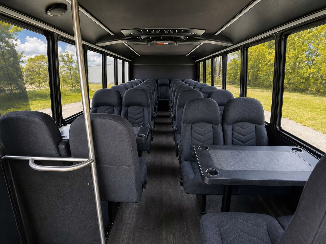 20 passenger minibus interior