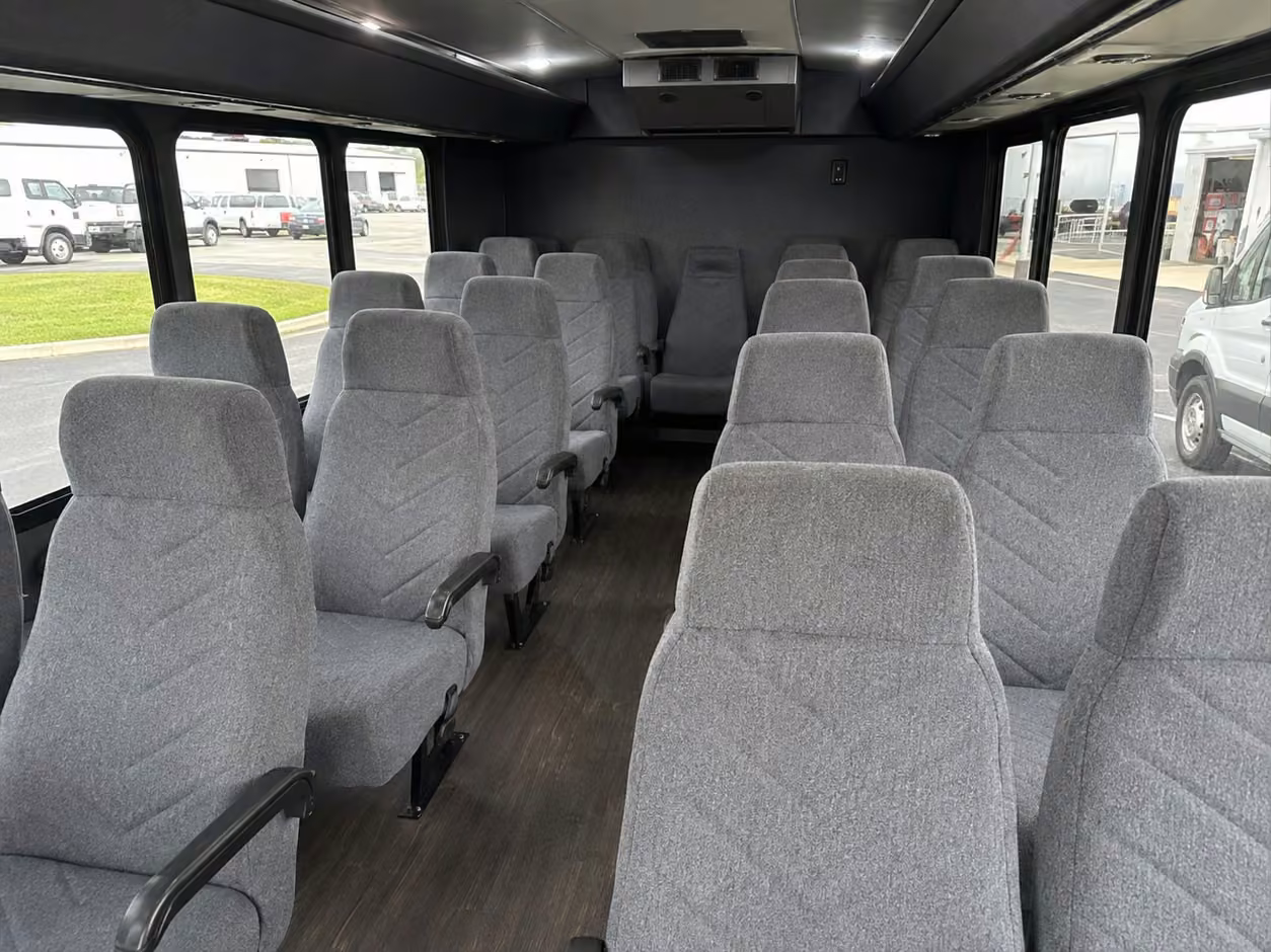 25 passenger minibus inside