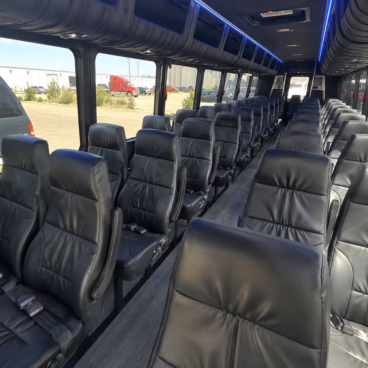 30 passenger minibus interior