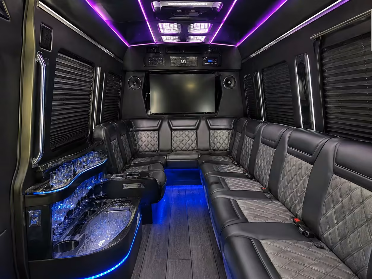 sprinter limo inside
