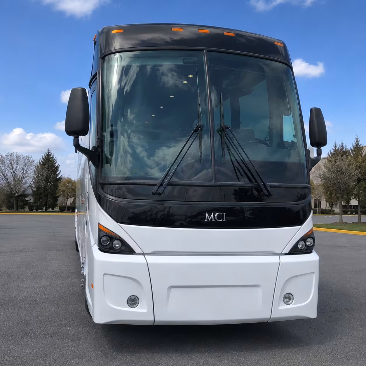 wichita charter bus exterior